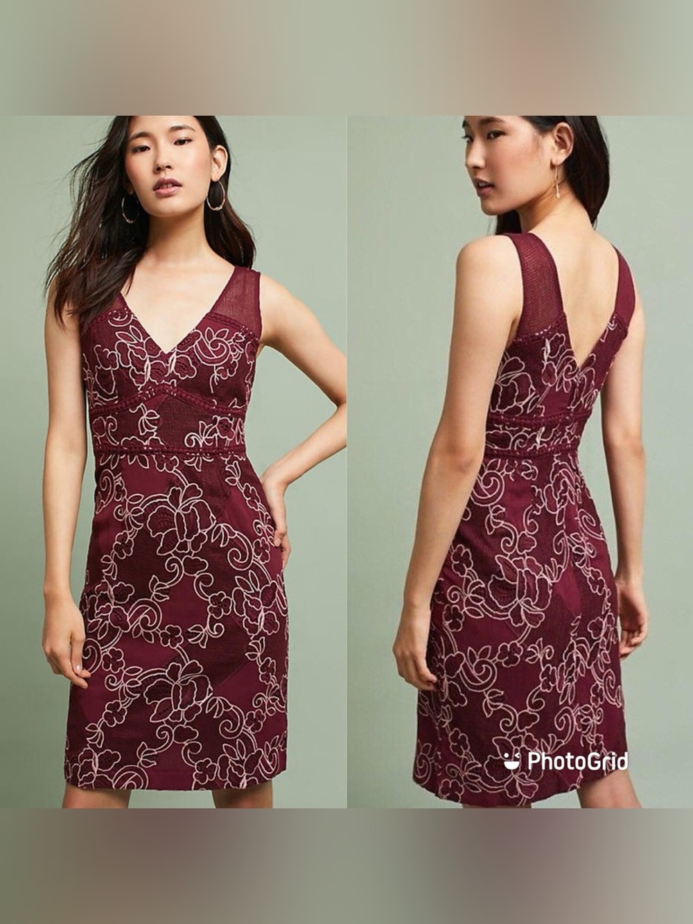 NWT Anthropologie / Moulinette Soeurs Ariana embroidered lace dress, size 2